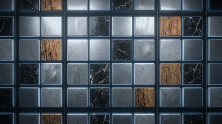 A complex visual representation of data organization, showing entropic patterns being structured into a clean, geometric digital architecture.